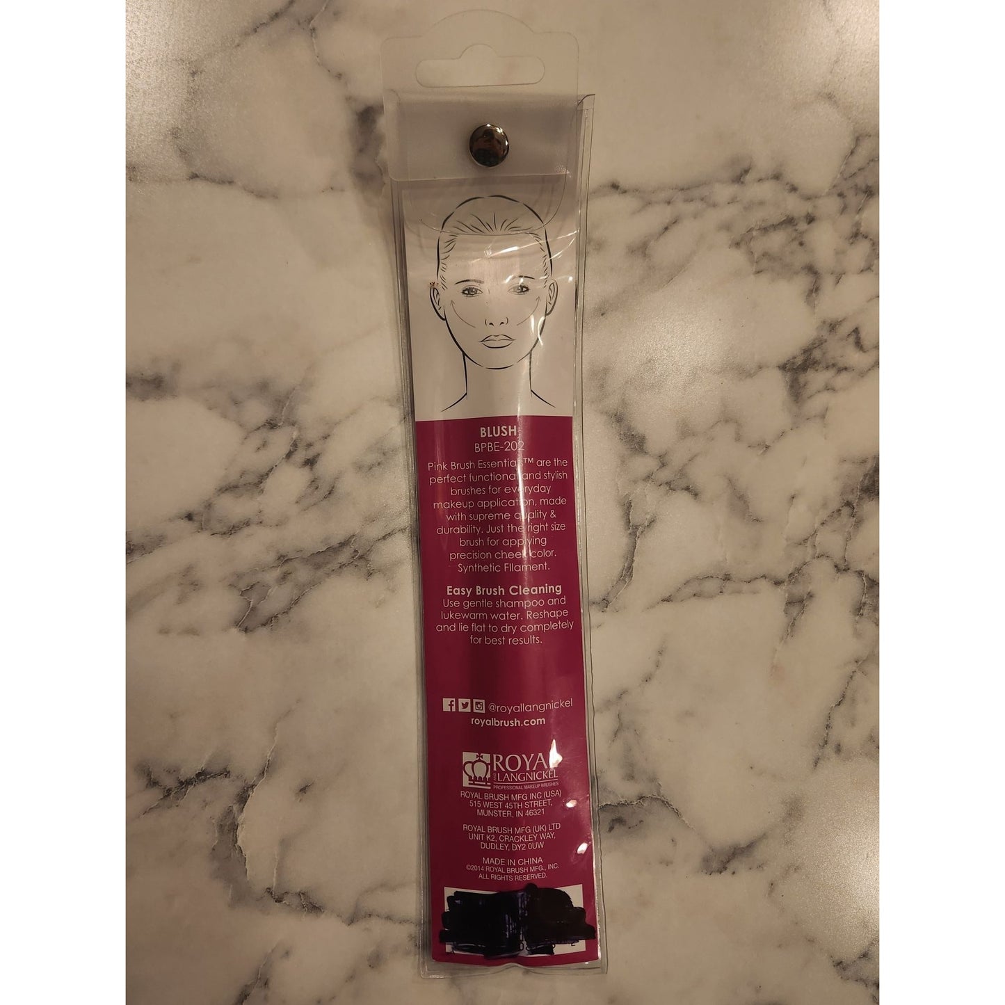 Royal & Langnickel Pink Essentials Blush Brush Makeup Cosmetics