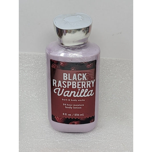 Bath Body Works Black Raspberry Vanilla 24 Hr Moisture Lotion 8 fl oz
