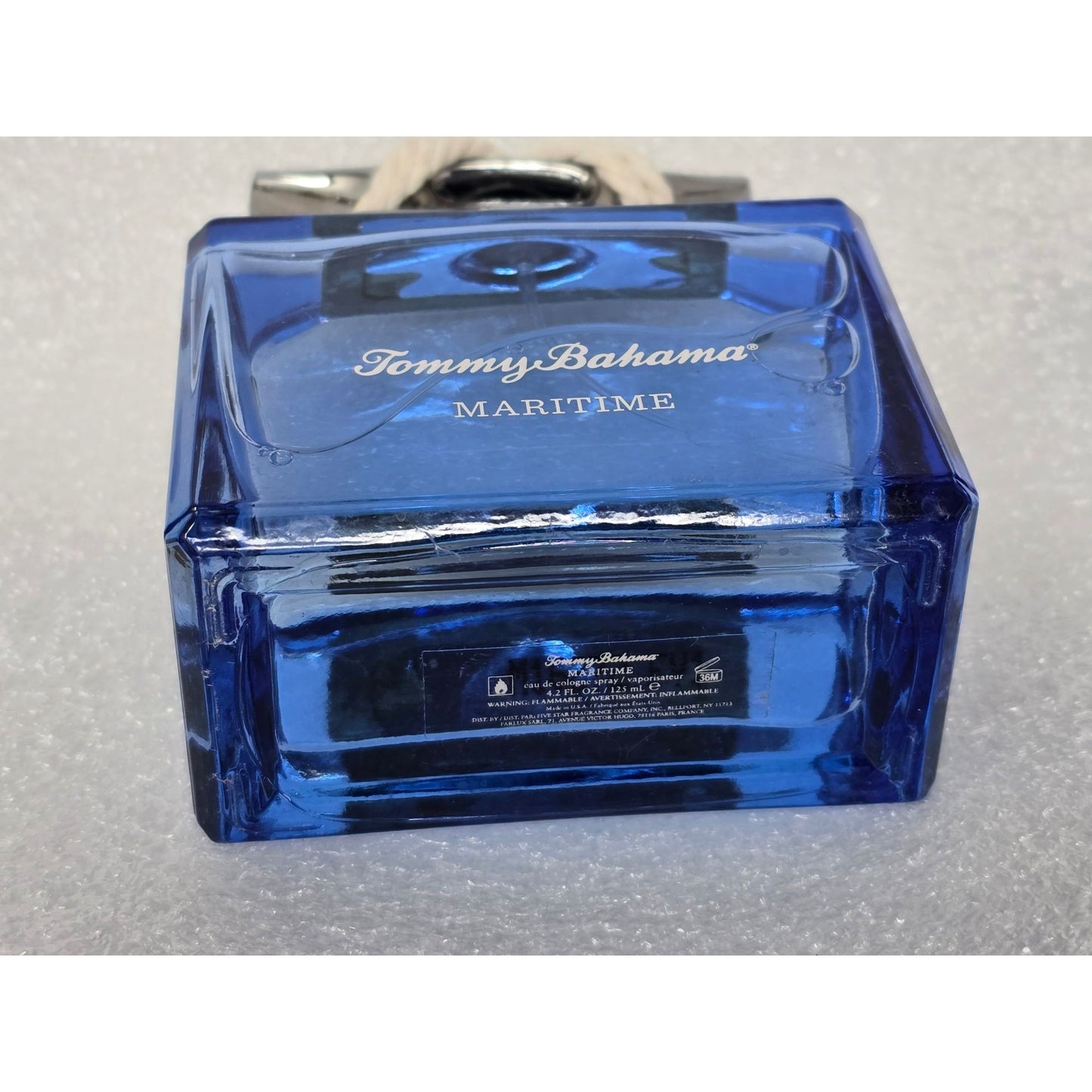 Tommy Bahama Maritime Cologne For Men 4.2 Fl Oz Eau De Cologne Blue Glass Bottle