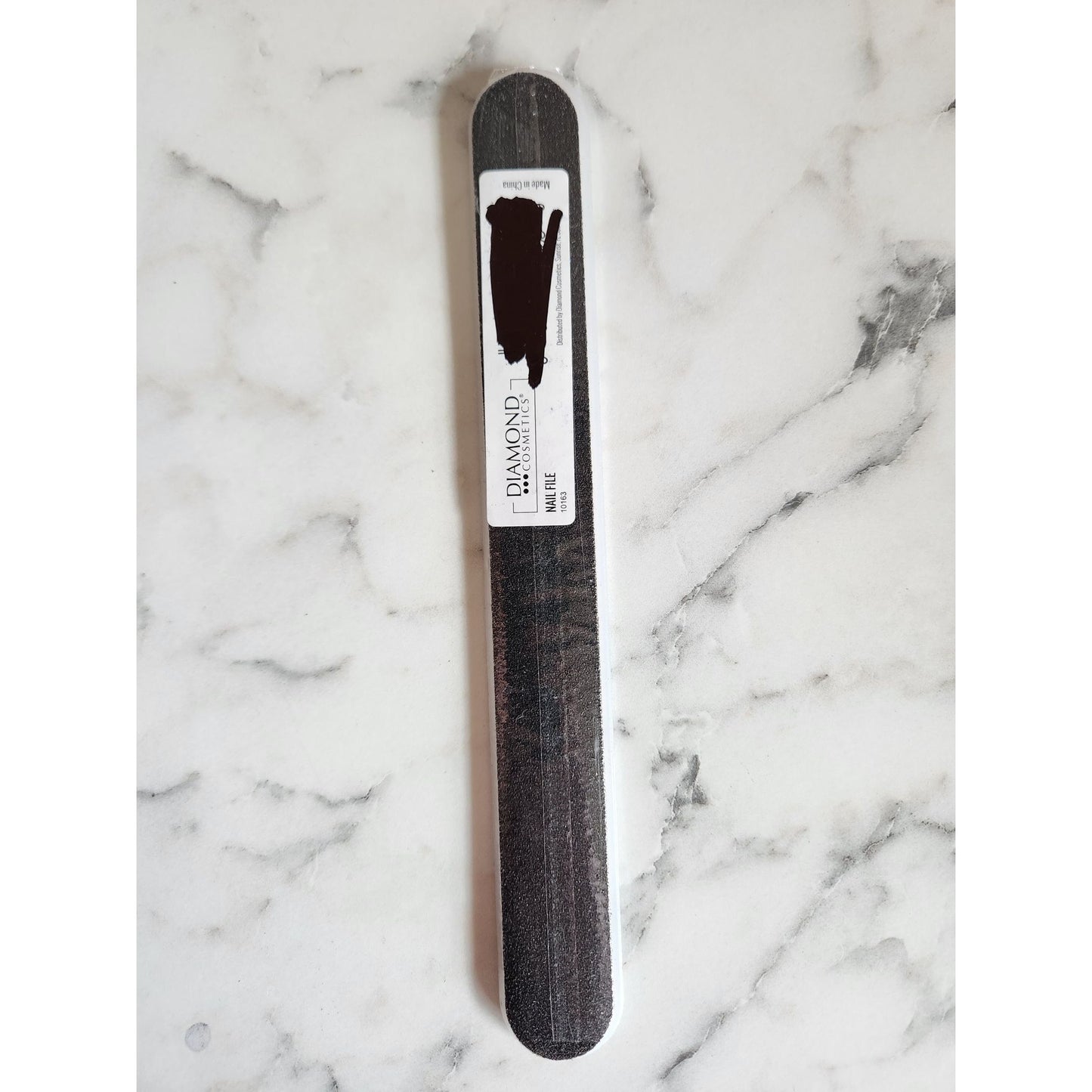 Double-Sided Diamond Nail File Emery Board Glitter Finish