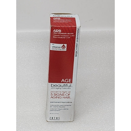 AGEbeautiful Permanent Anti Aging Hair Color 6RB Light Raspberry Brown