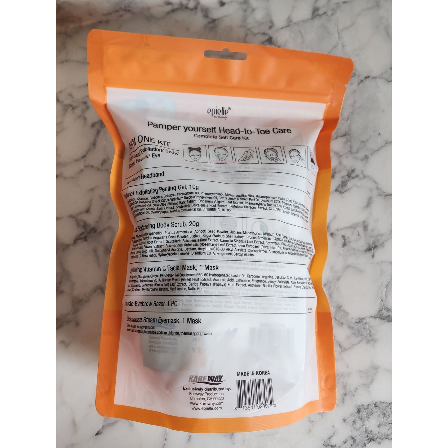 Epielle Pamper Yourself Head-To-Toe Care Complete Self-Care Kit