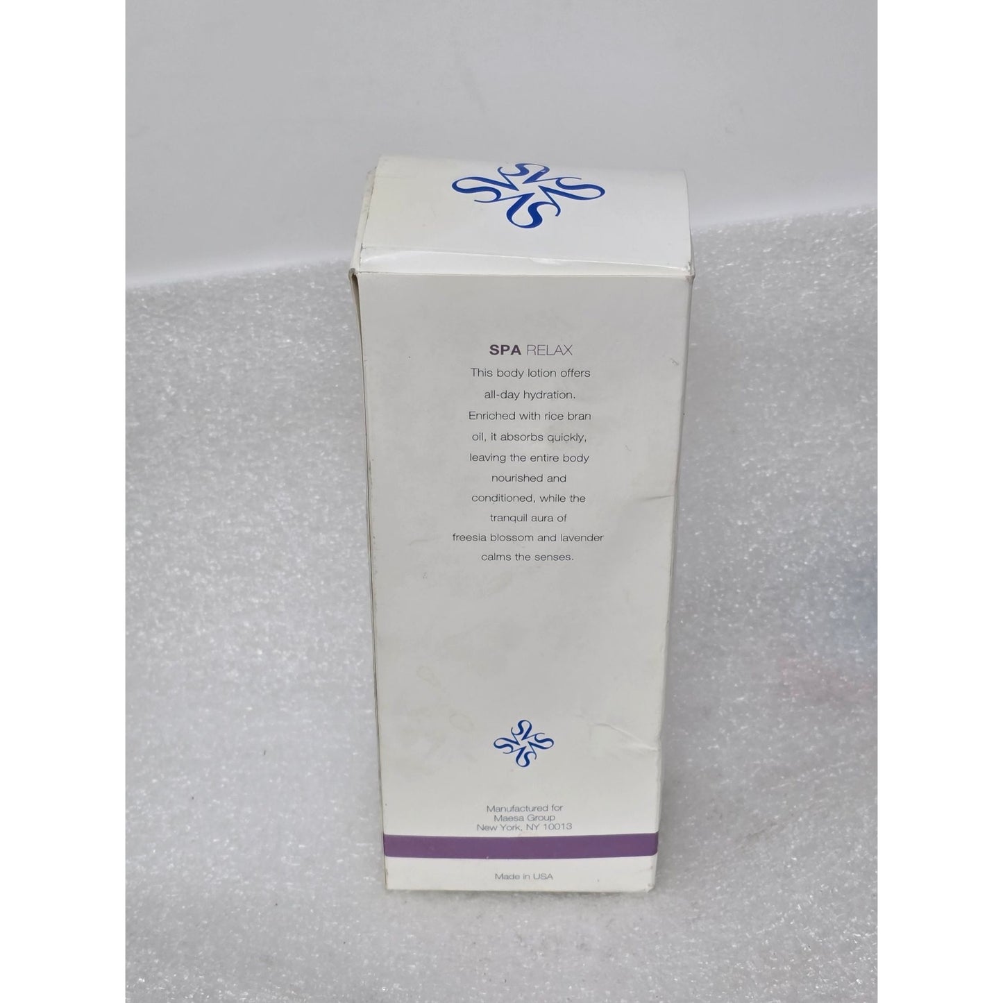 Simply Vera Vera Wang Spa Relax Body Lotion Freesia Blossom & Lavender 8.4 Fl Oz