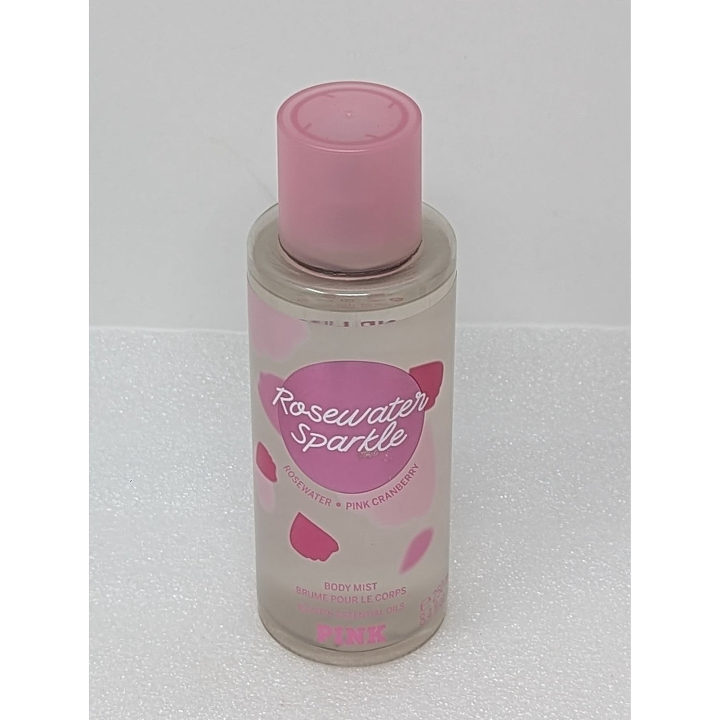 Victoria's Secret Pink Body Fragrance Mist Rosewater Sparkle 8.4 oz
