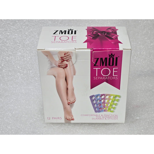Zmoi Toe Separators 12 Pairs Comfortable & Practical Durable & Stylish Pedicure