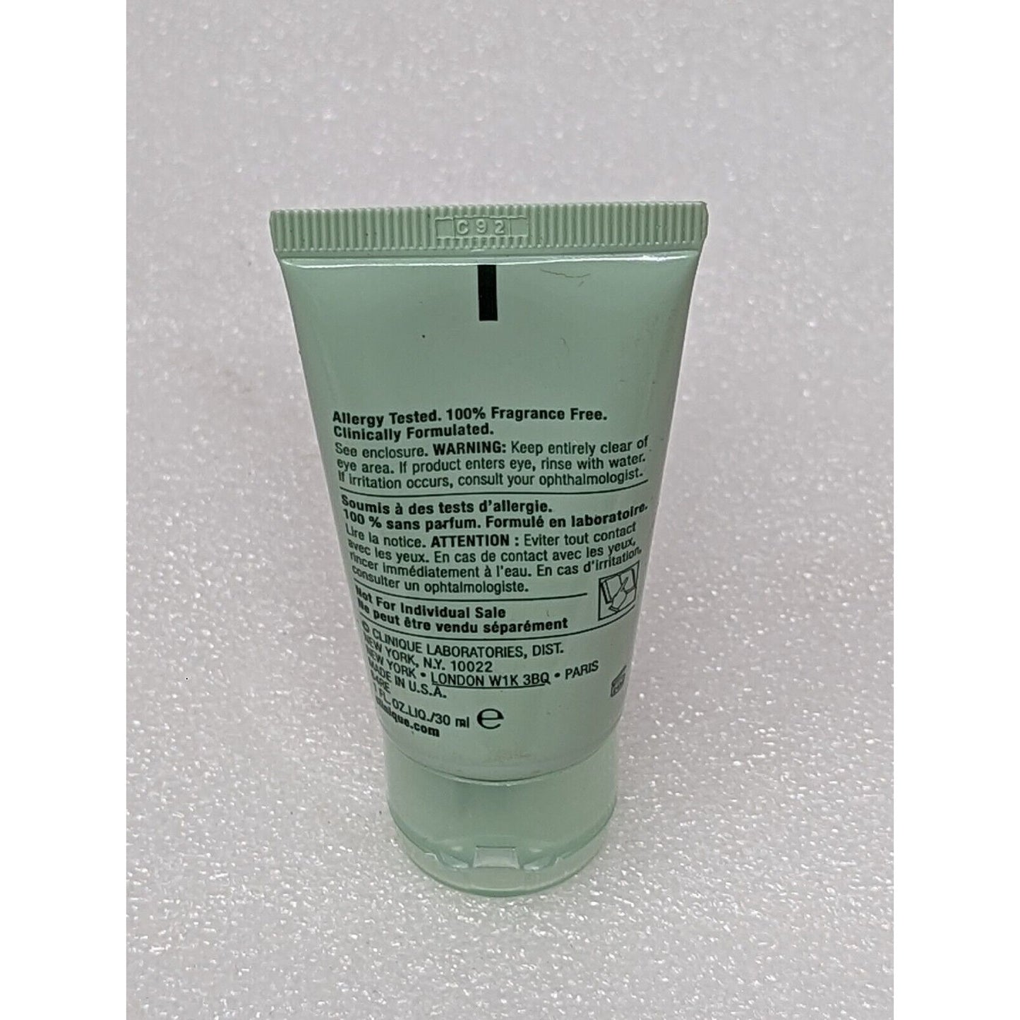 Clinique 7 Day Scrub Cream Rinse-Off Formula 1 oz Travel Size