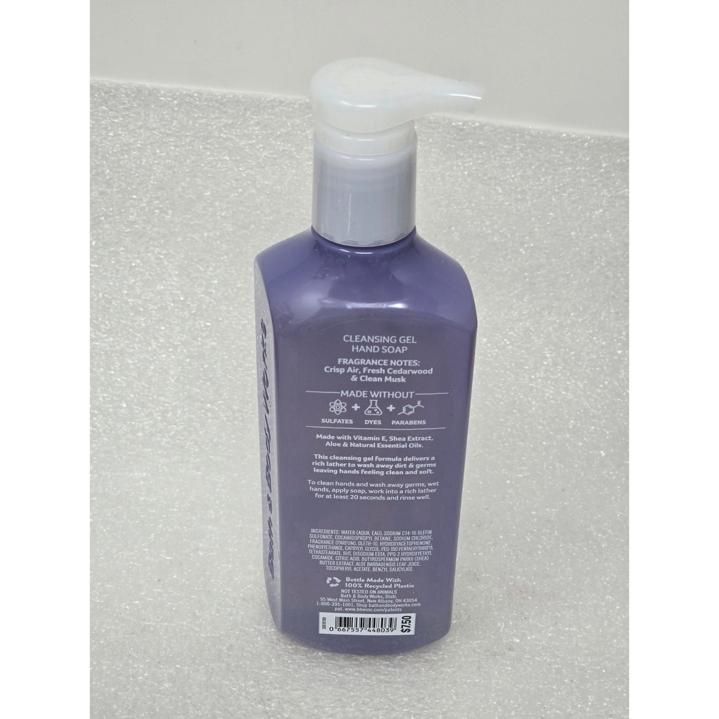 Bath & Body Works Arctic Woods Cleansing Gel Hand Soap 8 Fl Oz