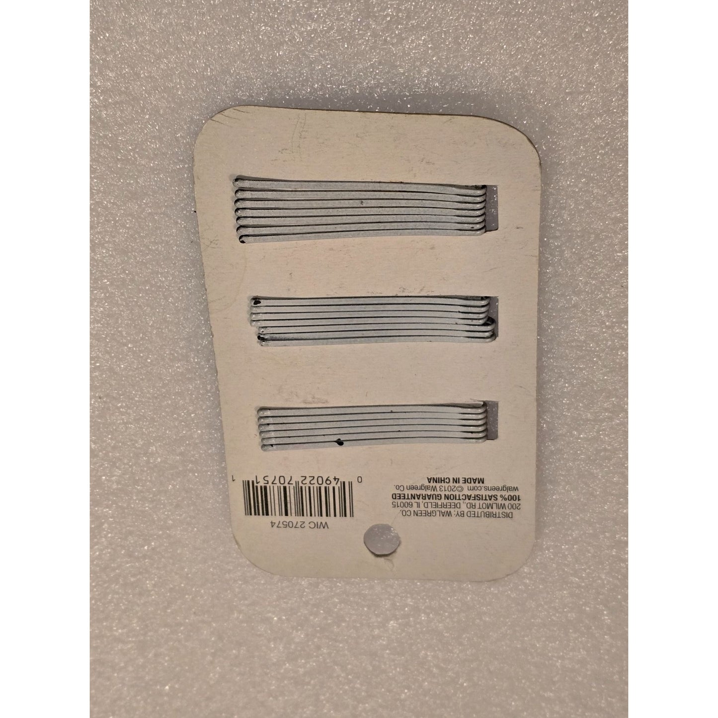 Fashion Bobby Pins Gold Silver & Black Metallic Finish Studio 35 Beauty 20 Pack