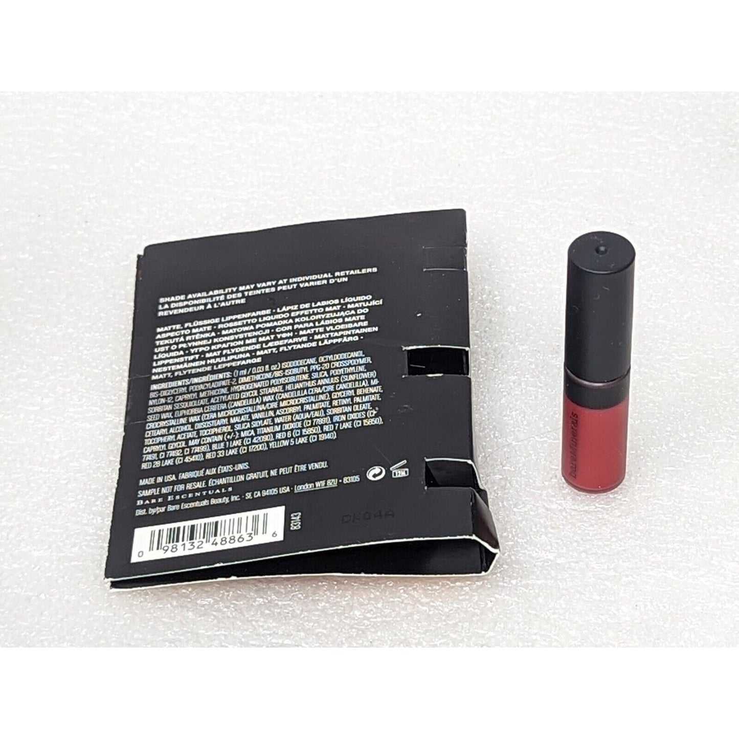 BareMinerals Statement Matte Liquid Lip Color VIP Sample Travel Size