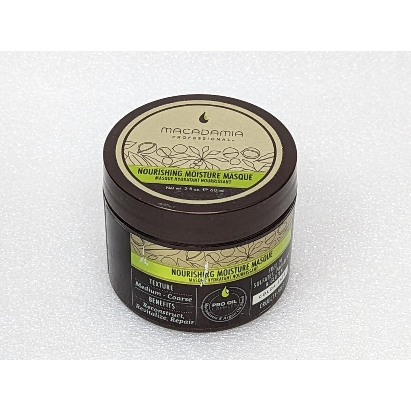 Macadamia Professional Nourishing Moisture Masque 2 oz Medium to Coarse Hair