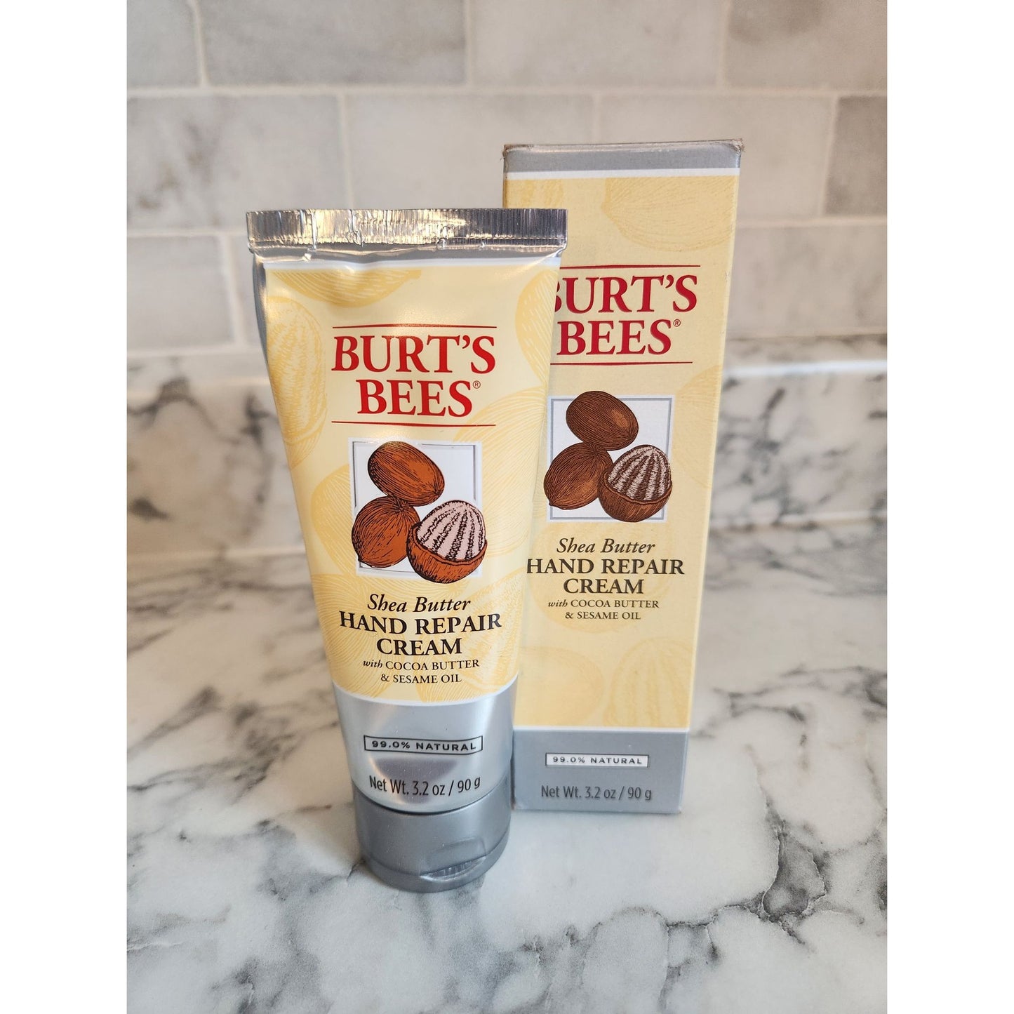 Burt's Bees Shea Butter Hand Repair Cream With Cocoa Butter & Sesame Oil 3.2 Oz