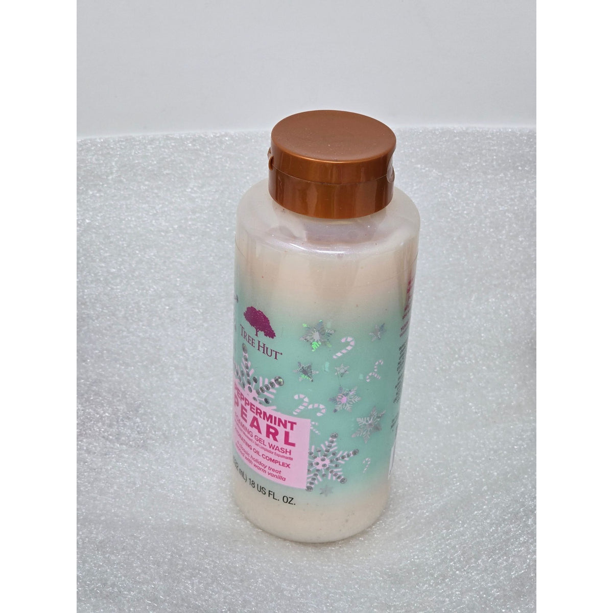 Tree Hut Peppermint Pearl Foaming Gel Wash With Hydrating Oil Complex 18 Fl Oz