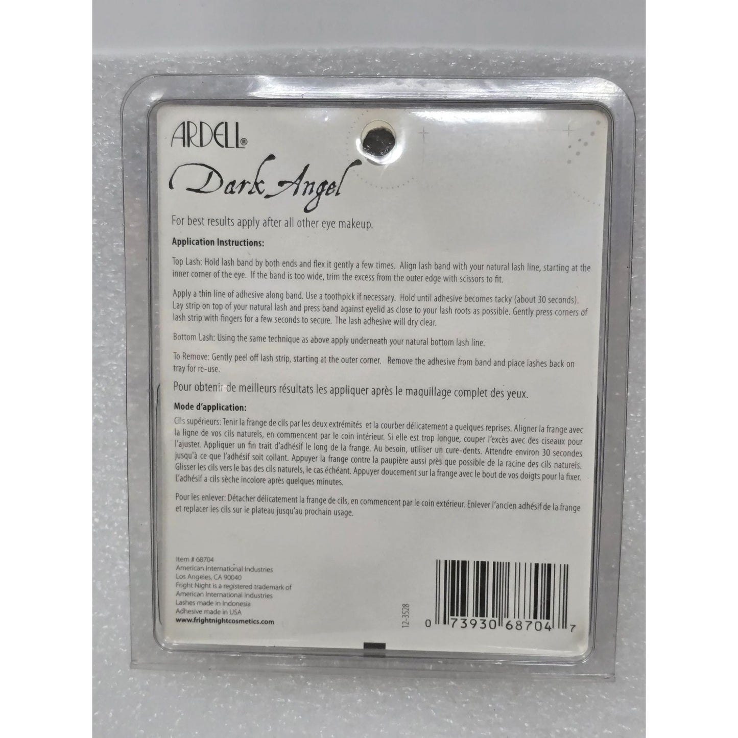 Ardell Dark Angel False Eyelashes Black