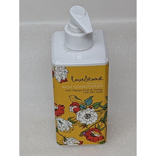 Love & Toast Rich Conditioner w/Papaya Fruit & Honey For Dry Hair 8 oz