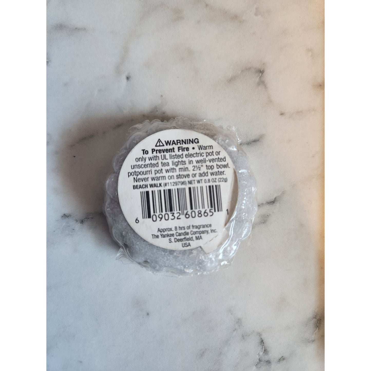 Yankee Candle Beach Walk Wax Melt Tart