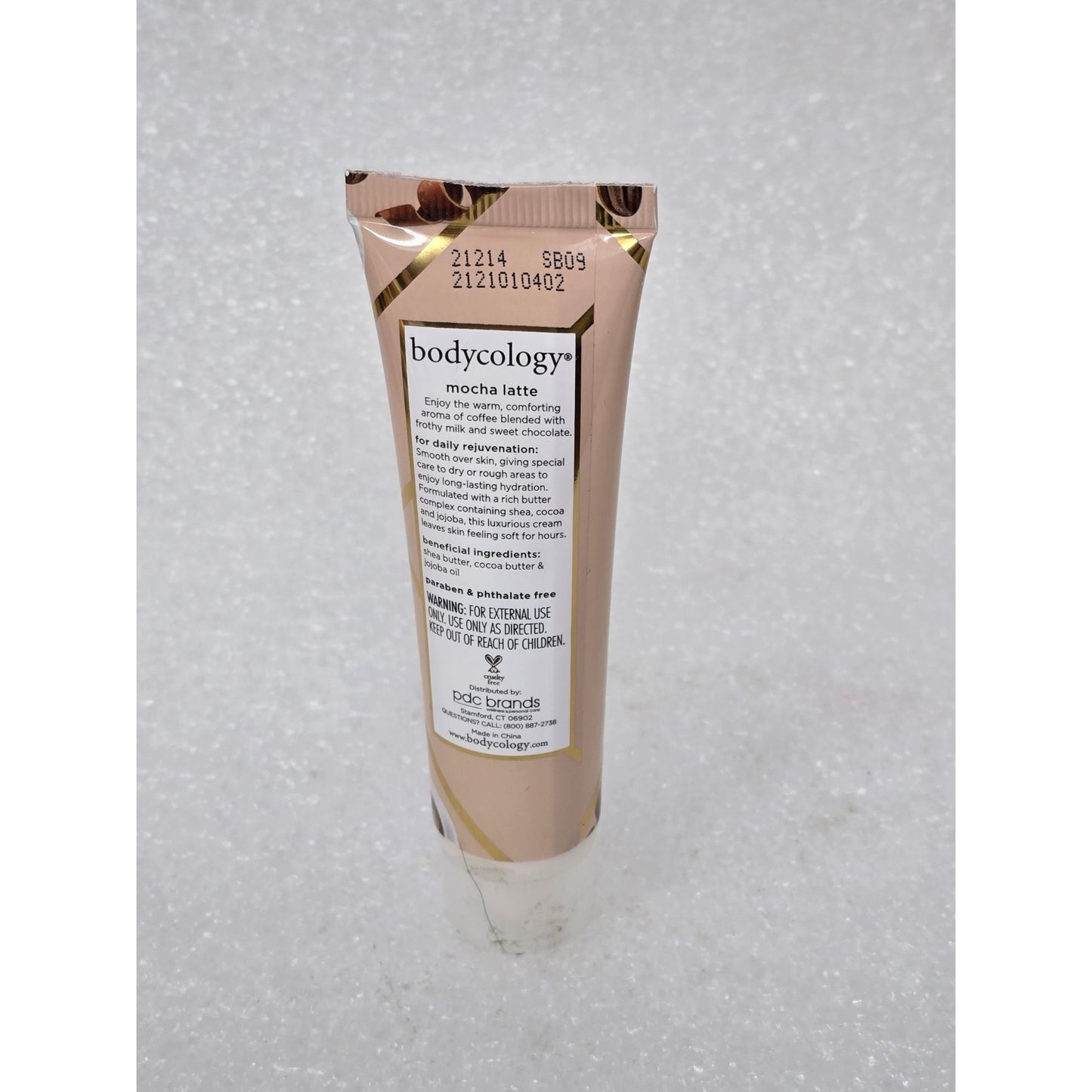 Bodycology Mocha Latte Body Cream 1 Oz Travel Size Moisturizer Shea Butter
