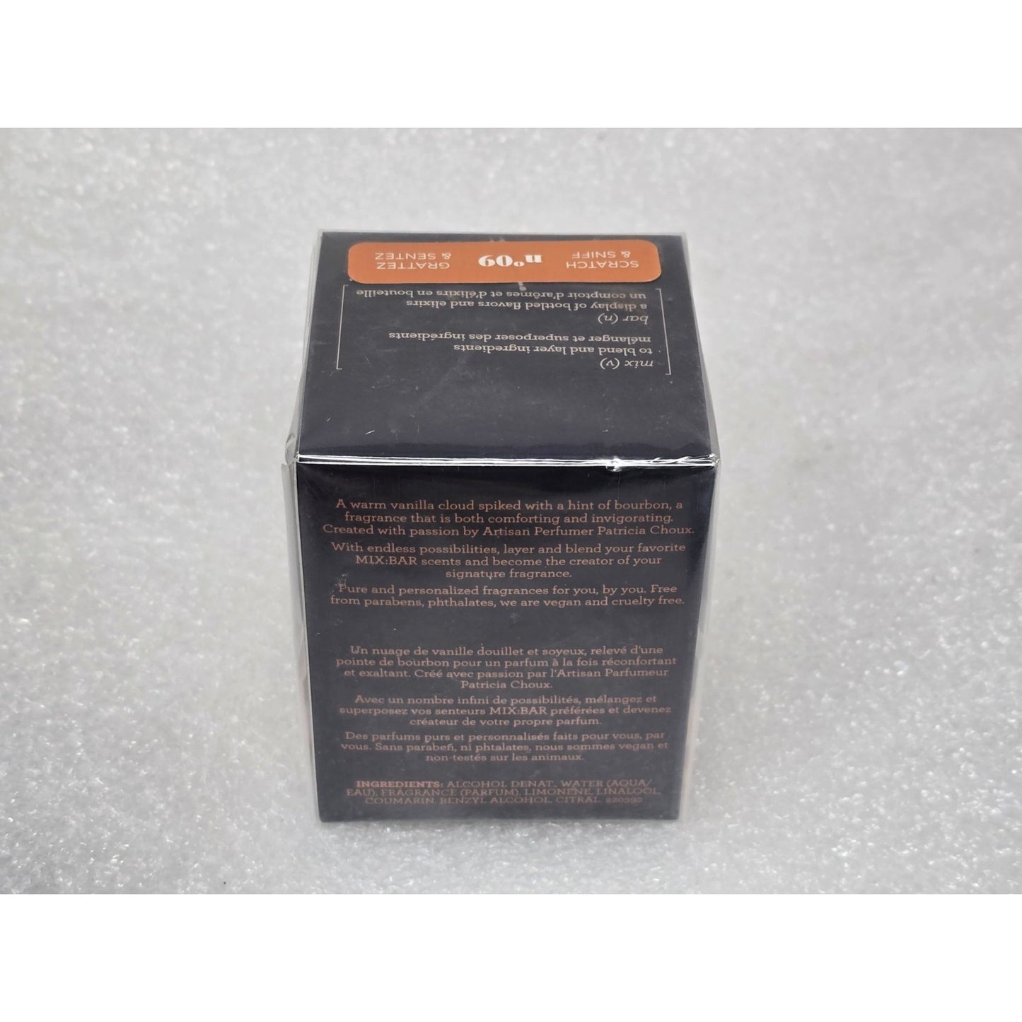 Mix:Bar Vanilla Bourbon Eau De Parfum Perfume No. 09 1.7 Fl Oz Sealed Box