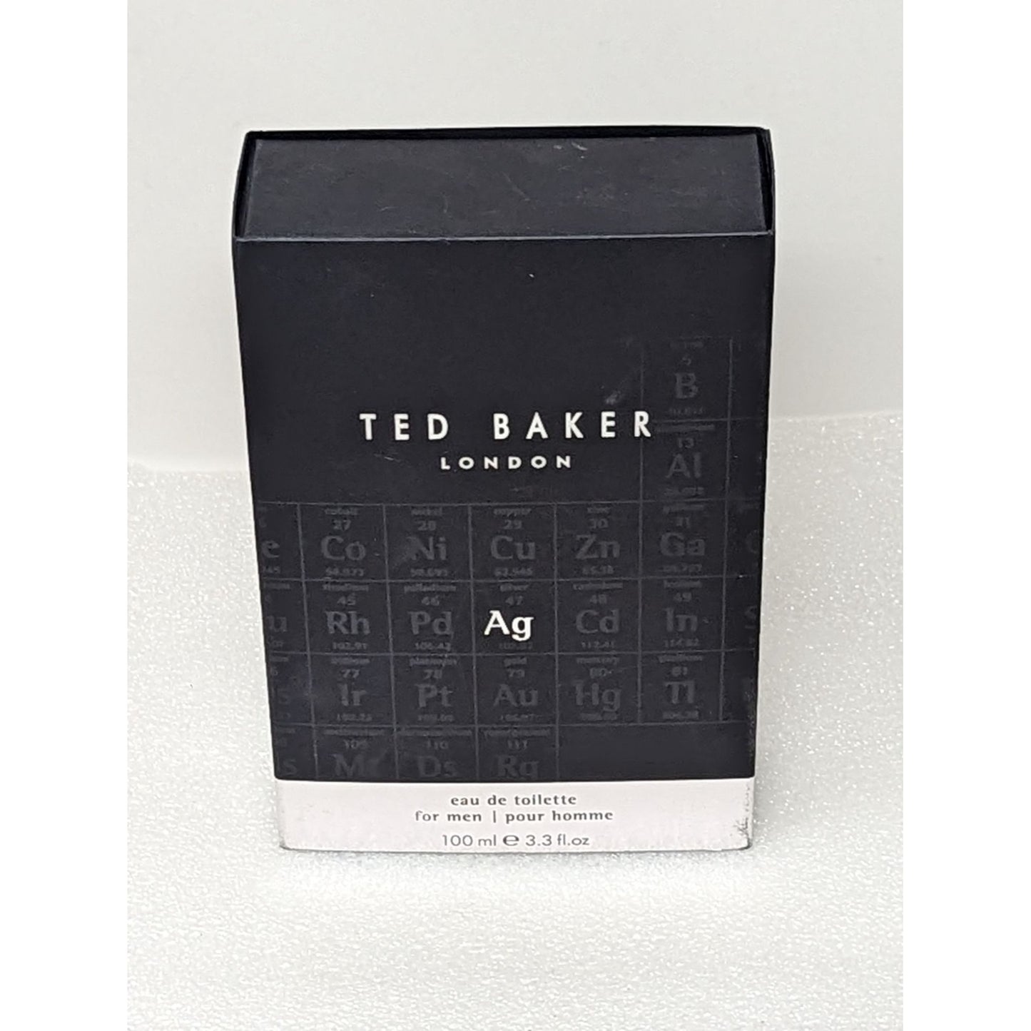 Ted Baker AG Silver Cologne For Men Eau De Toilette EDT Pour Homme 3.3 oz