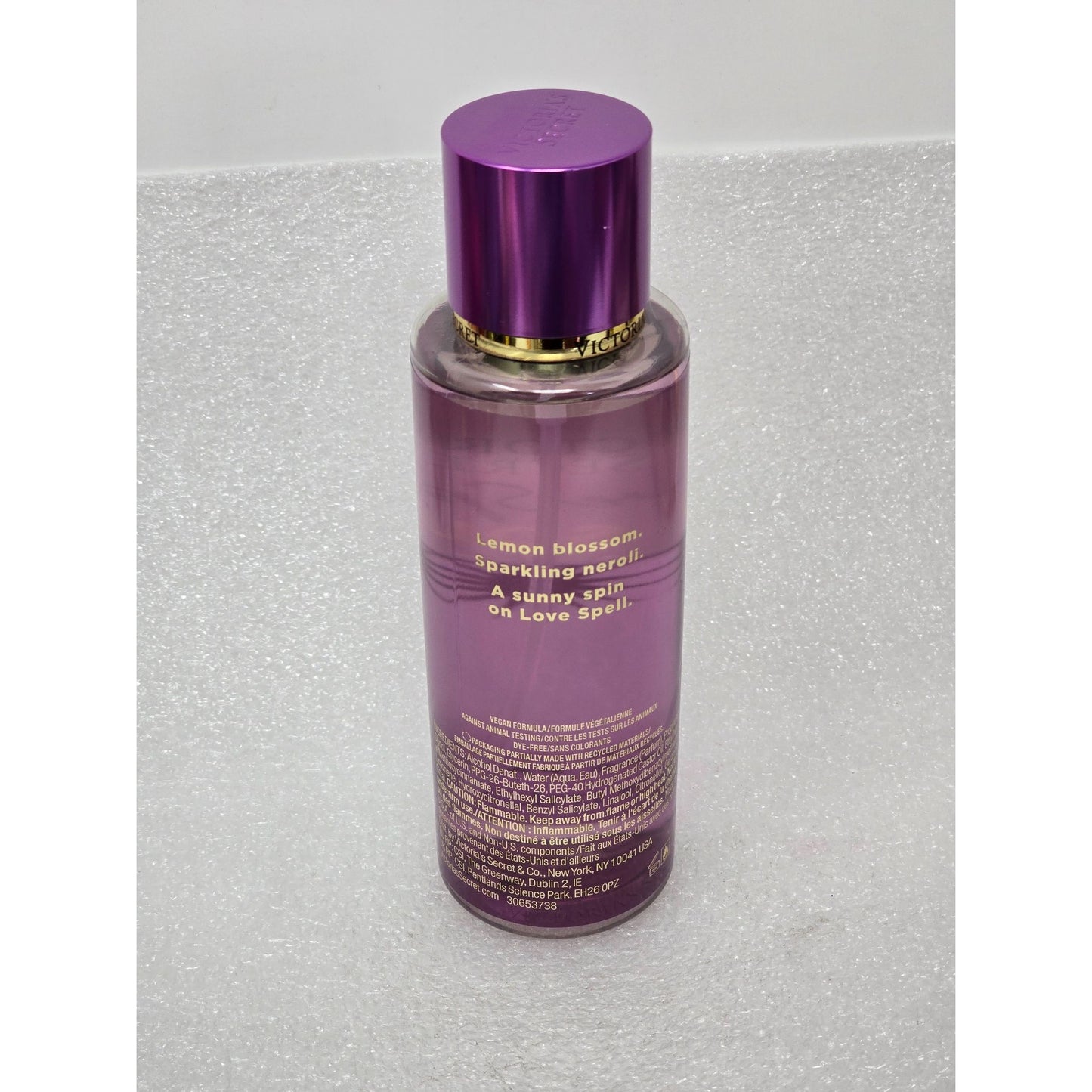 Victoria's Secret Love Spell Sol Fragrance Mist Lemon Blossom & Sparkling Neroli