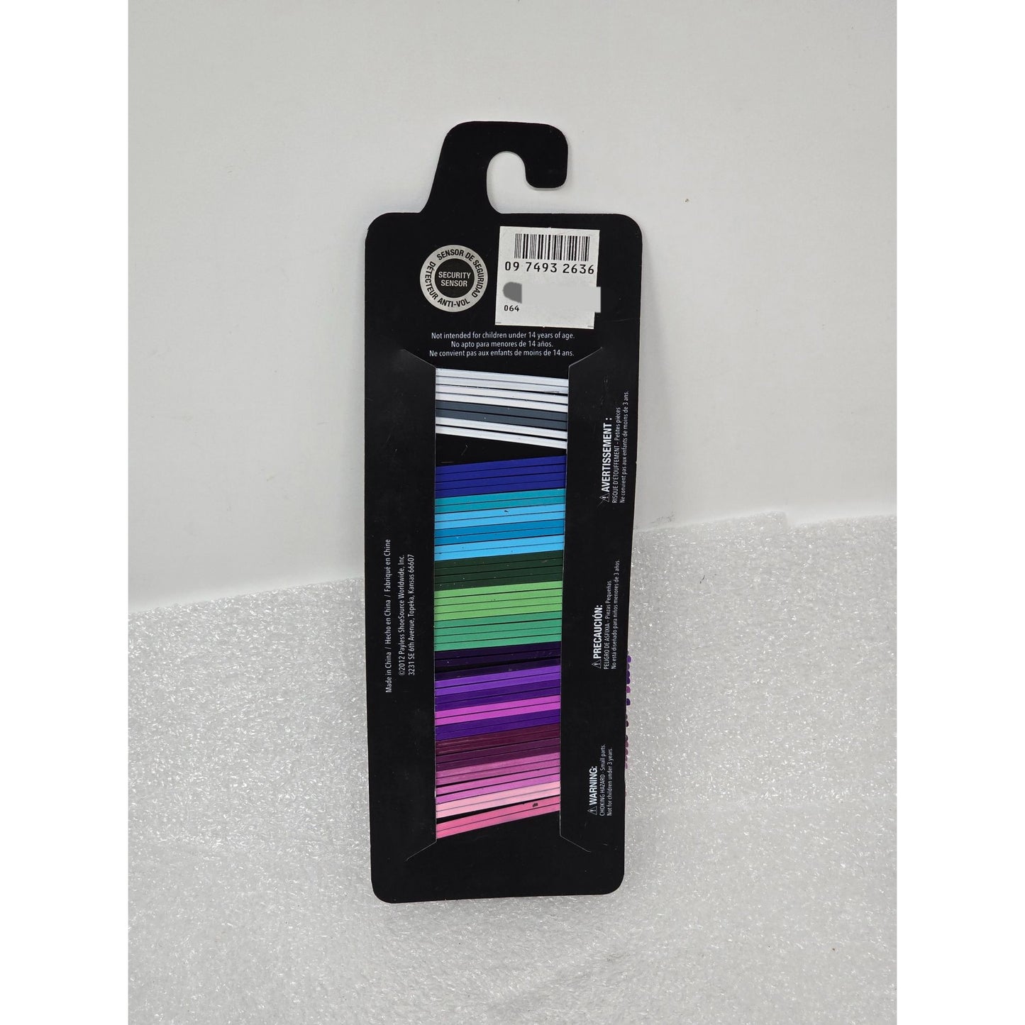 Brash 60-Pack Colorful Glitter Bobby Pins For Hair Styling