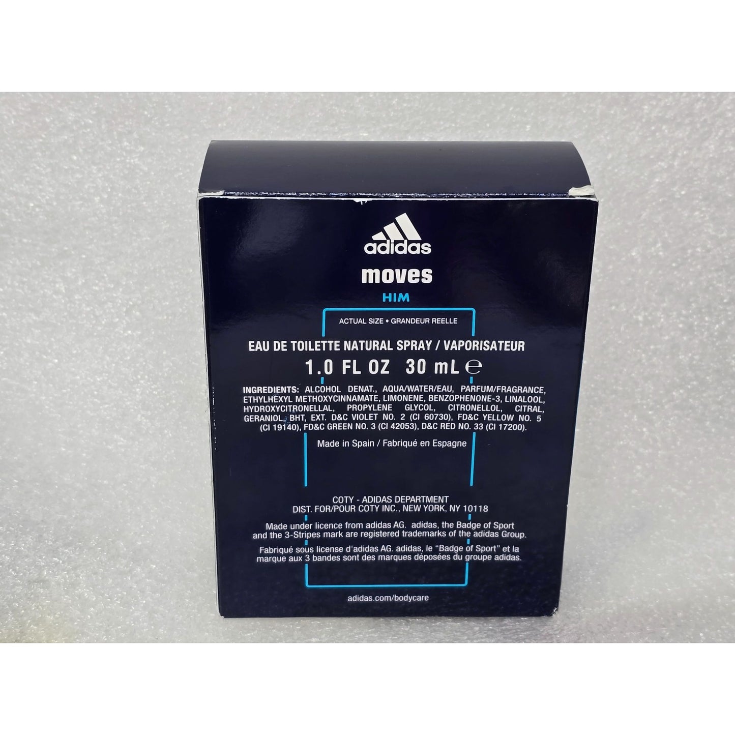 Adidas Moves Him Eau De Toilette Spray 1.0 Fl Oz/30 Ml Cologne For Men