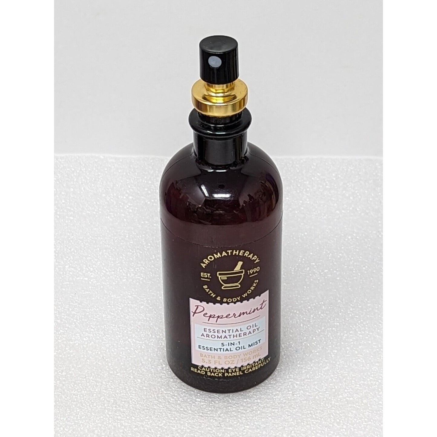 Bath & Body Works Aromatherapy Peppermint 5 IN 1 Essential Oils Mist 5.3 oz