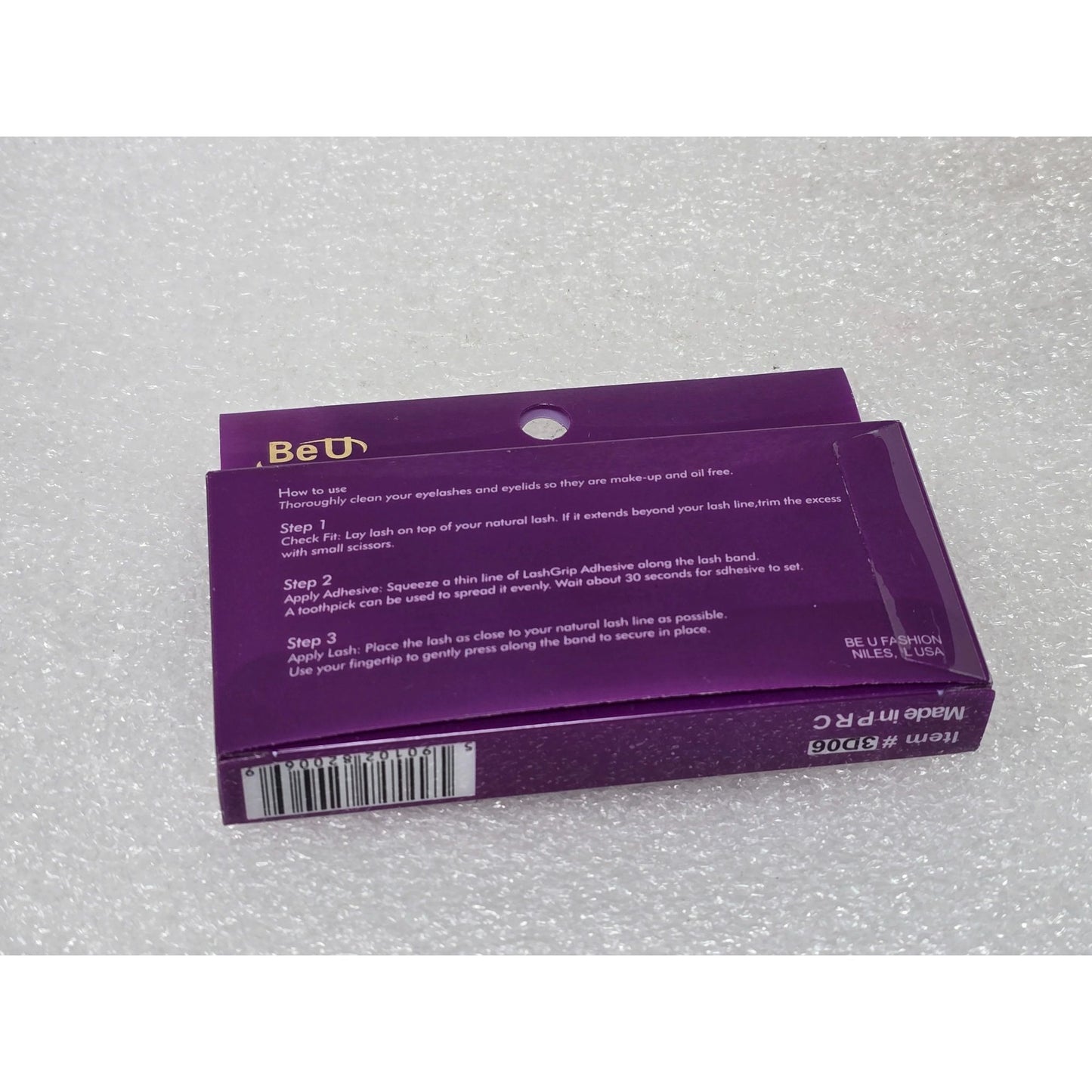 BeU 3D Faux Mink Eyelashes 3D06 Soft Touch Natural Look Triple Layer Effect