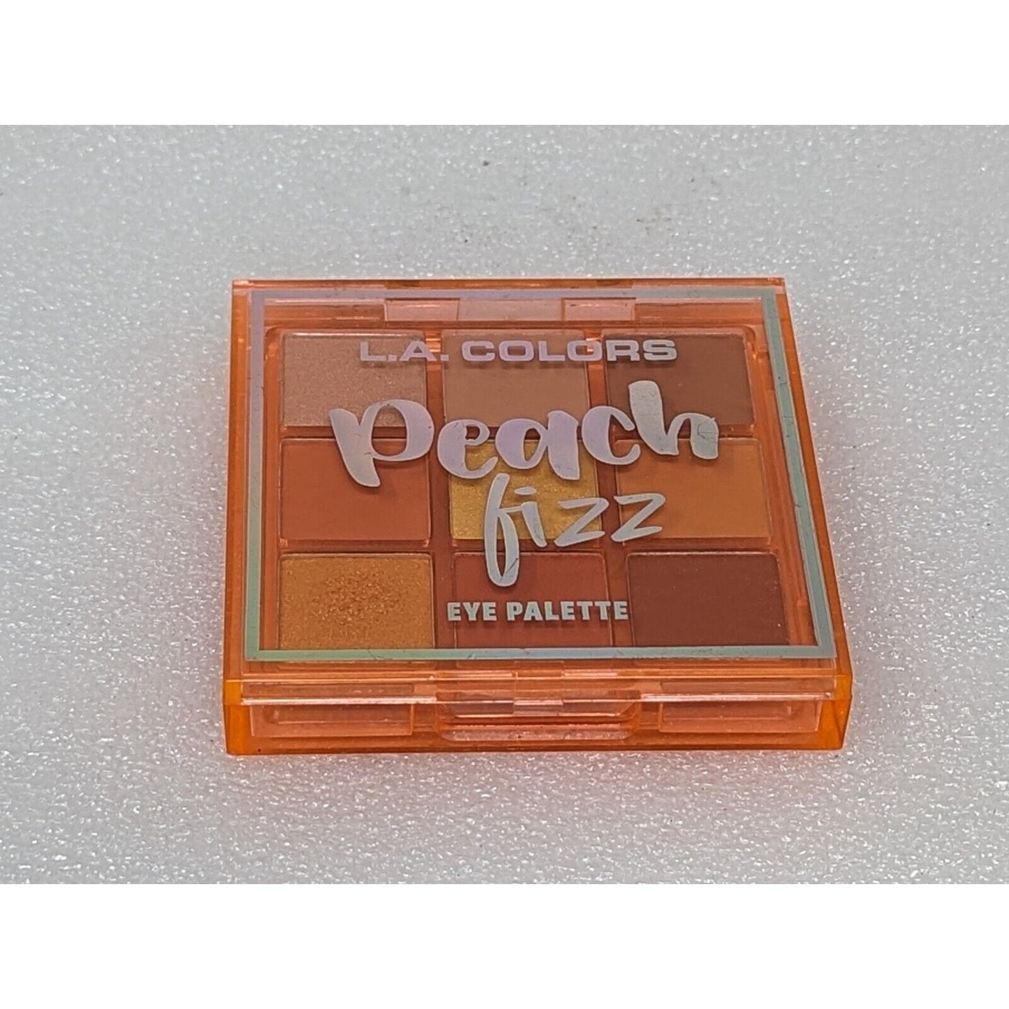 L.A. Colors 9 Color Eyeshadow Palette Peach Fizz