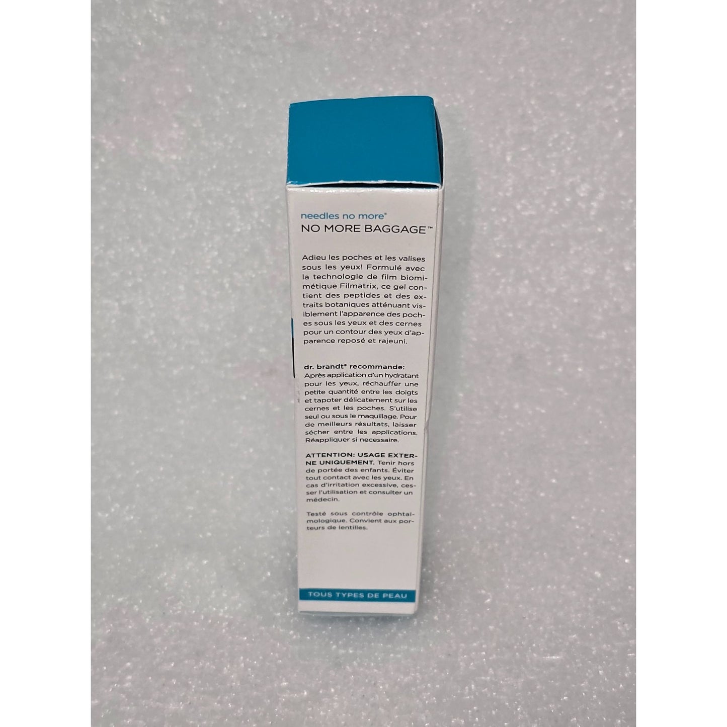 Dr. Brandt Needles No More Baggage Eye De-Puffing Gel 0.5 Oz