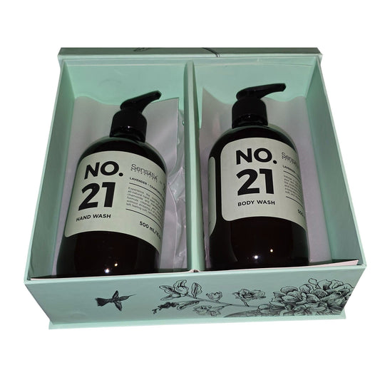 Sensatia Botanicals XXI Hand & Body Wash Set Lavender Chamomile Mandarin 500 ml