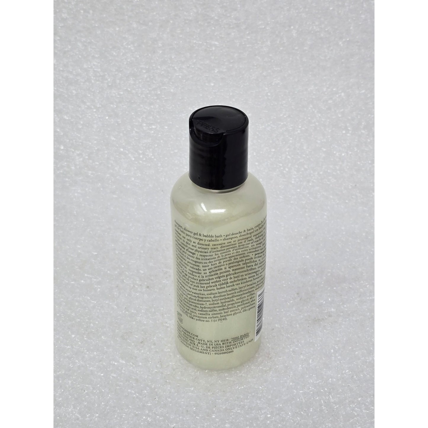 Philosophy Snow Globe 3-In-1 Shampoo Shower Gel Bubble Bath 90 ml Travel Size