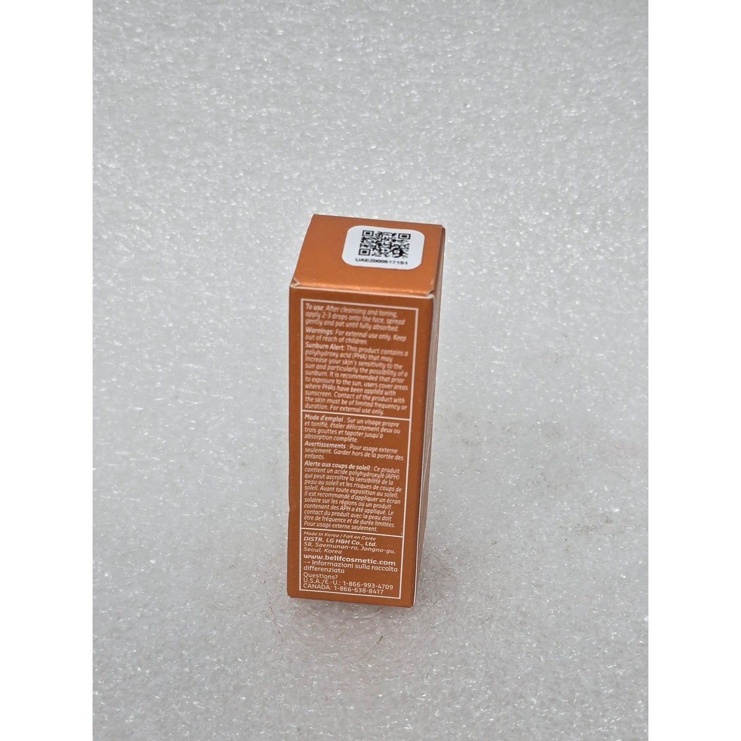 Belif Super Drops Niacinamide Golden Glow Serum 10ml Dermatologically Tested