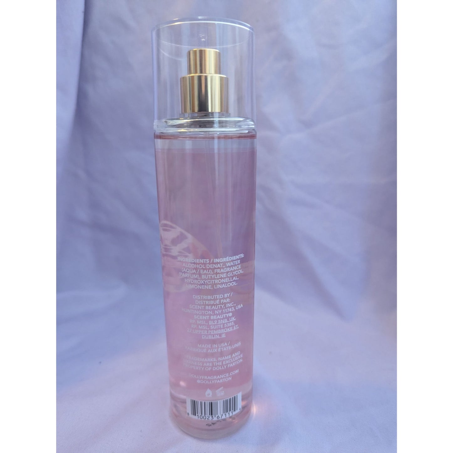 Dolly Parton Scent From Above Fragrance Mist 8 Fl Oz Body Spray