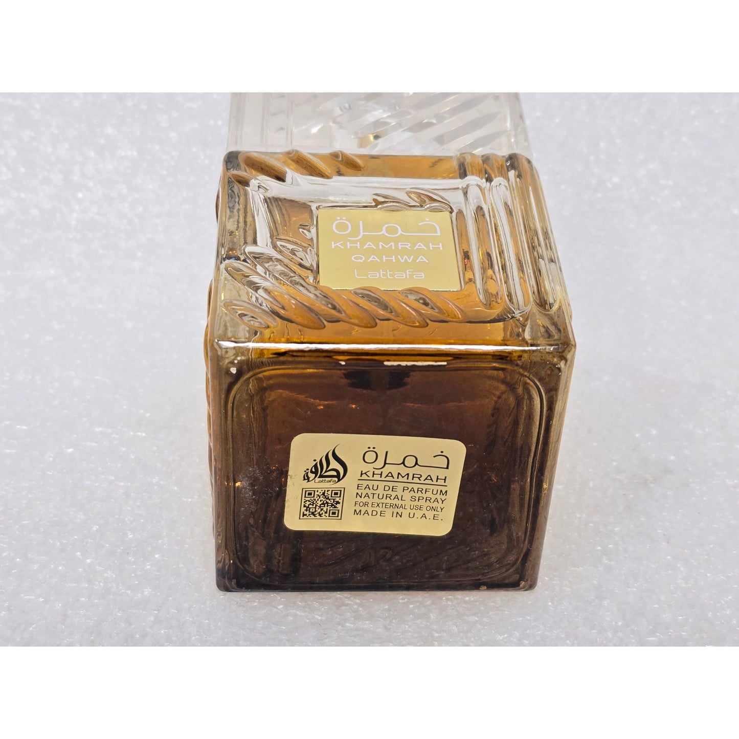 Lattafa Eau De Parfum Khamrah Qahwa 100ml Glass Bottle Made In U.A.E