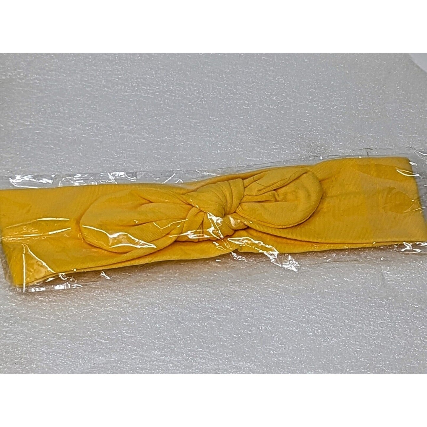 Elastic Wide Headband Hairband Women Running Yoga Plain Hair Band Yellow Bow