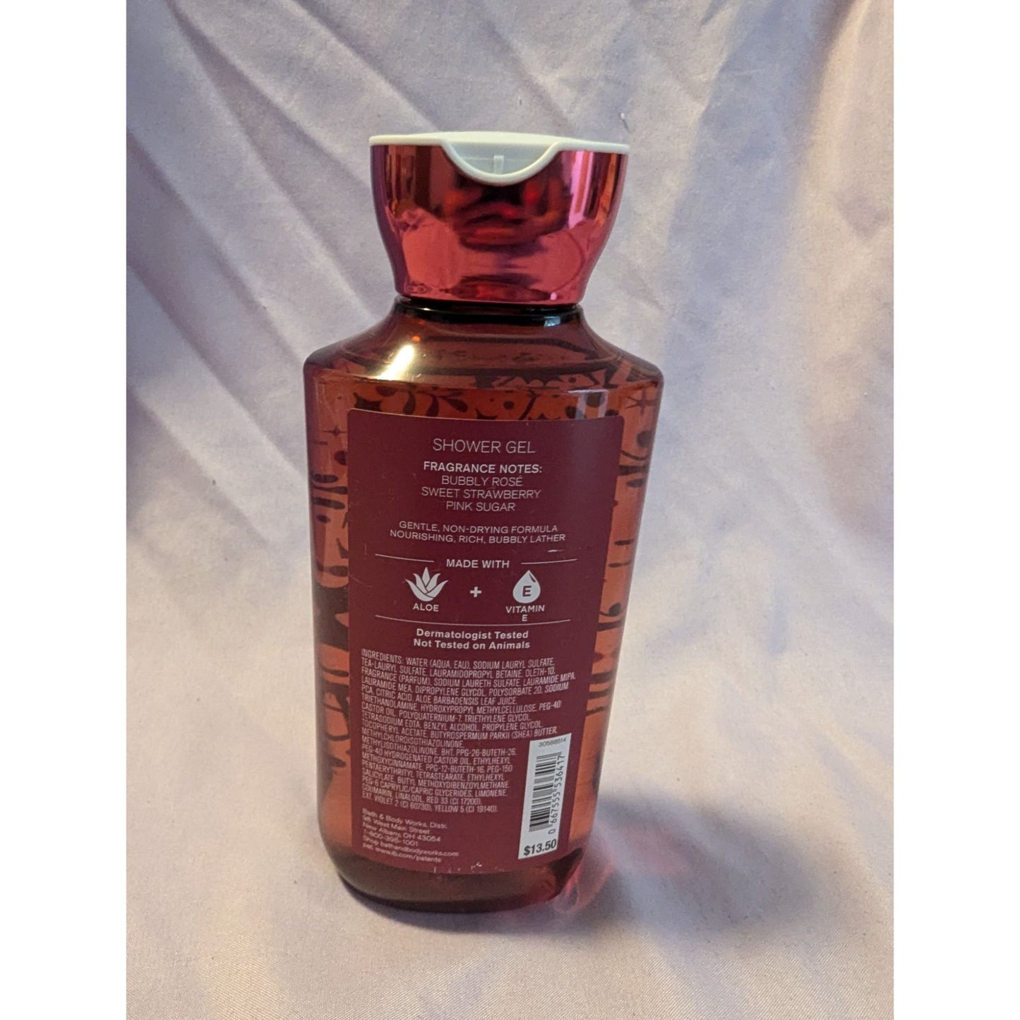 Bath & Body Works Love Cotton Candy Champagne Shower Gel 10 Fl Oz