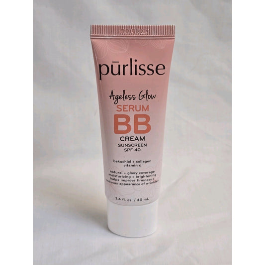 Purlisse Ageless Glow Serum BB Cream with spf 40 Medium Warm 1.4 Oz