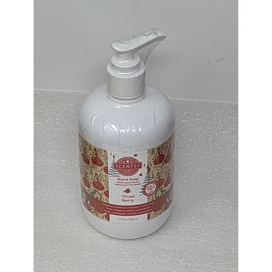 Scentsy Hand Soap Tinsel Berry 11 oz