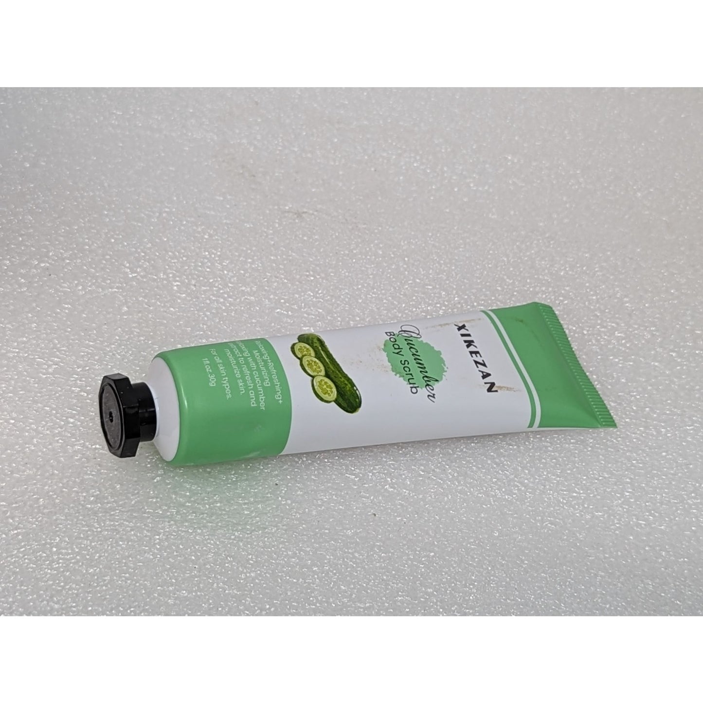 Xikezan Cucumber Body Scrub 1 oz Travel Size