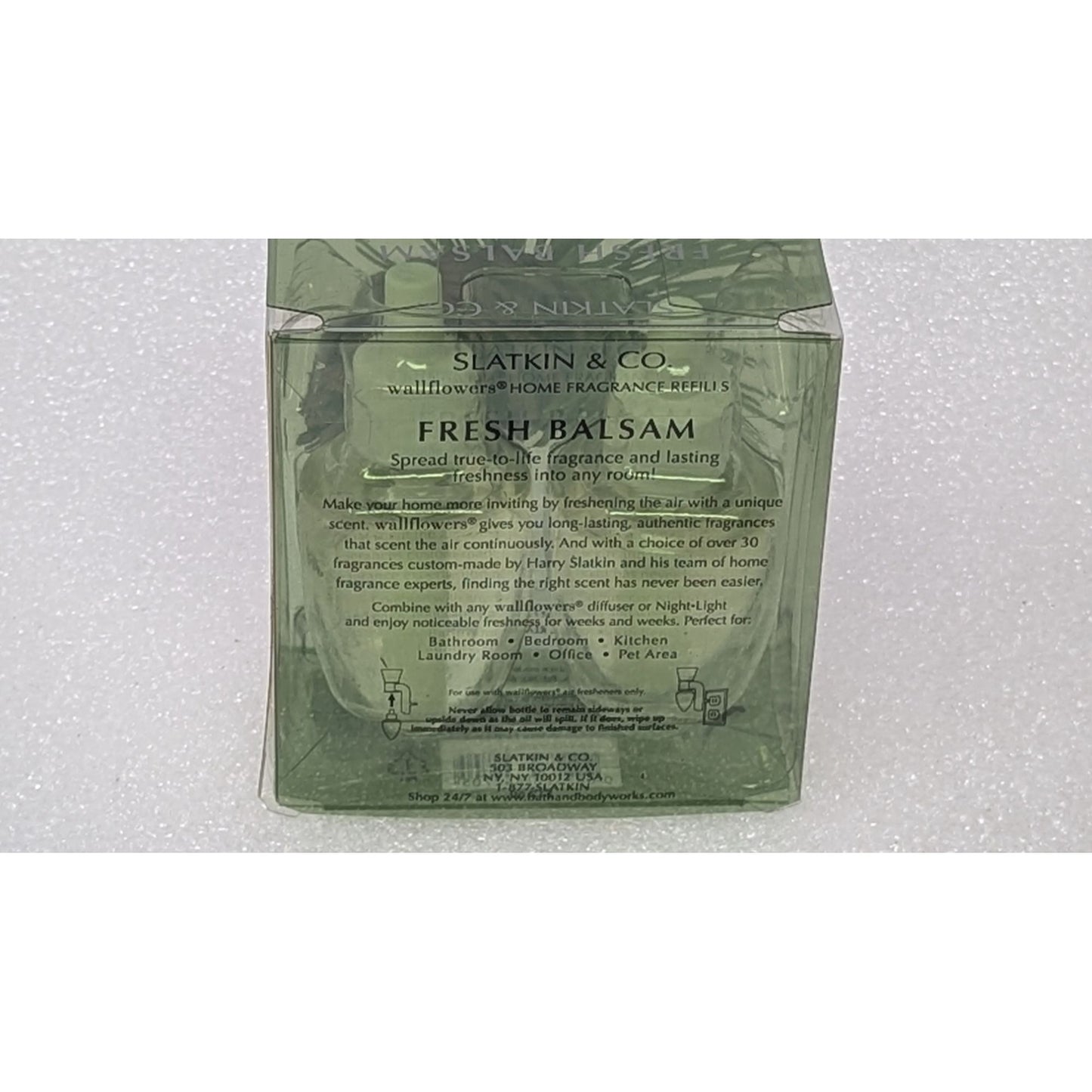 Bath & Body Works Slatkin & Co. Wallflowers Fresh Balsam Home Fragrance Refills