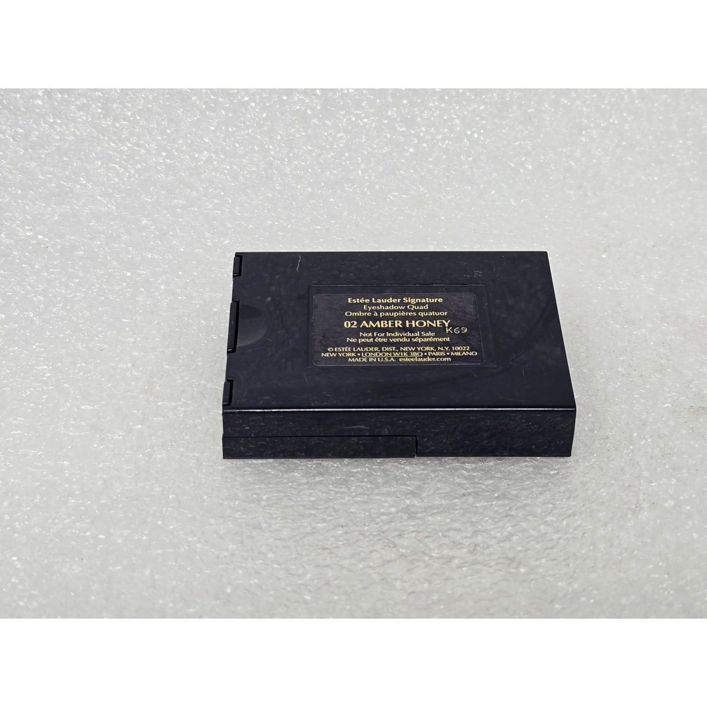 Estée Lauder Signature Eyeshadow Quad 02 Amber Honey Neutral Tones Compact