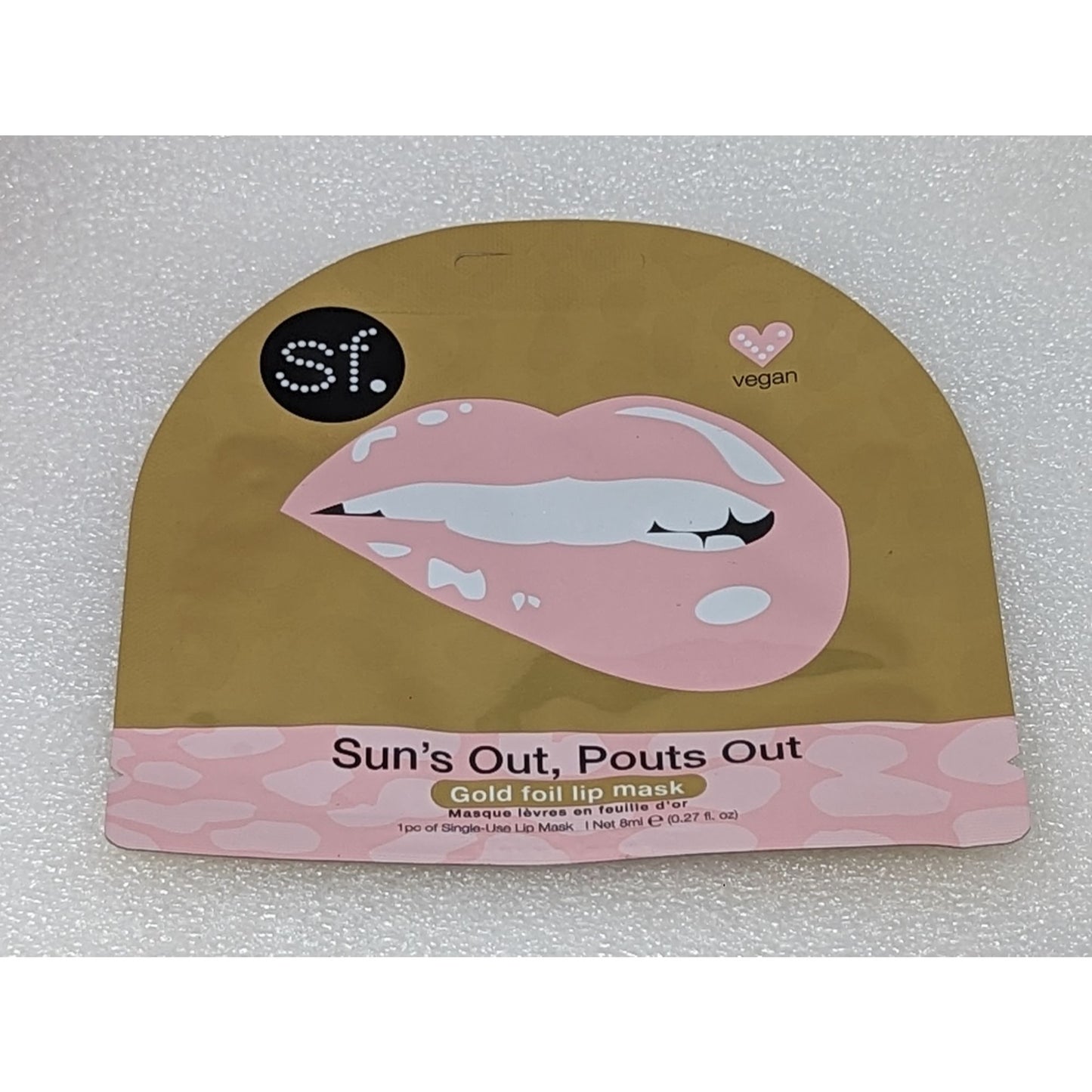 SF Glow Sun's Out Pouts Out Gold Foil Lip Mask