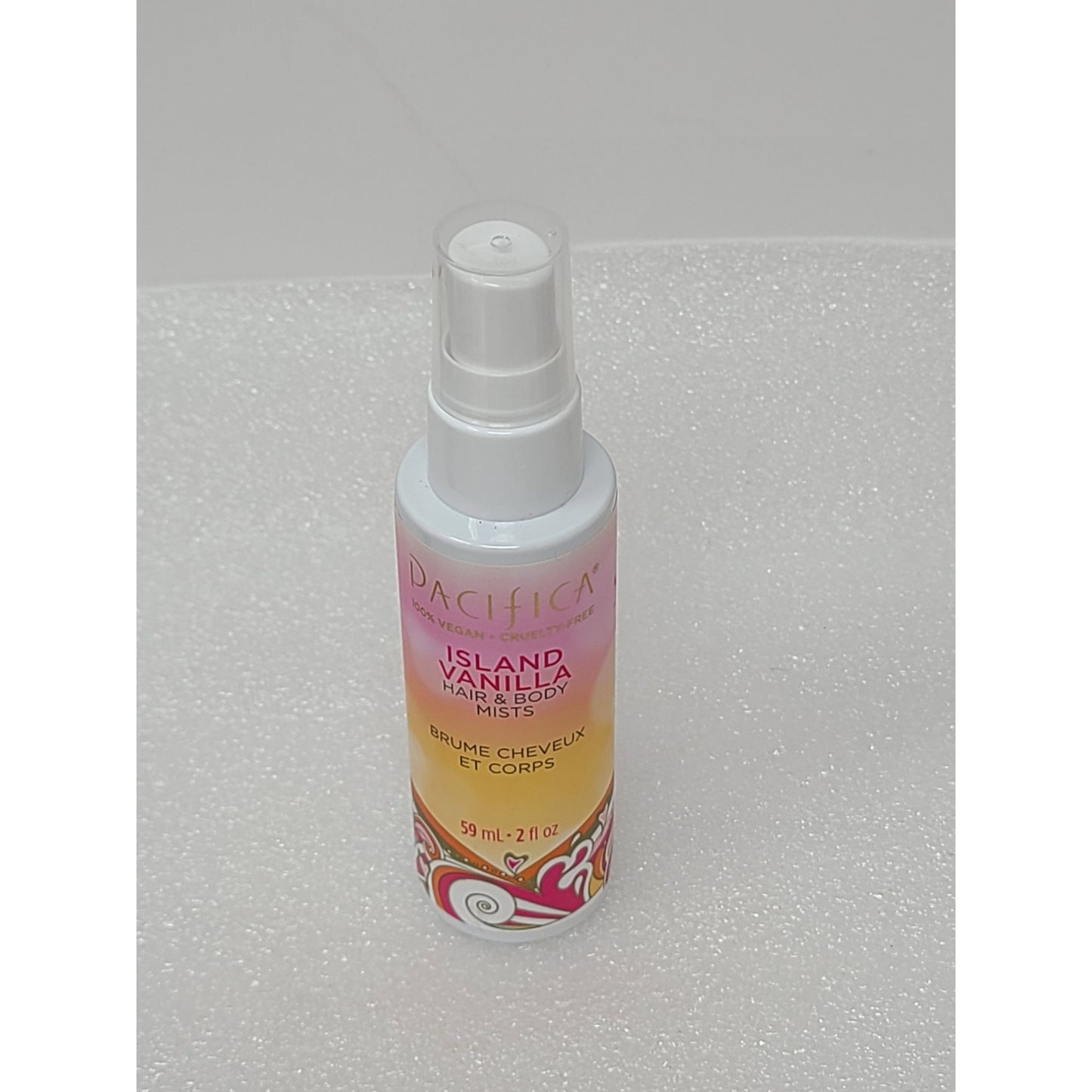 Pacifica Island Vanilla Perfumed Hair & Body Mist 2 Oz