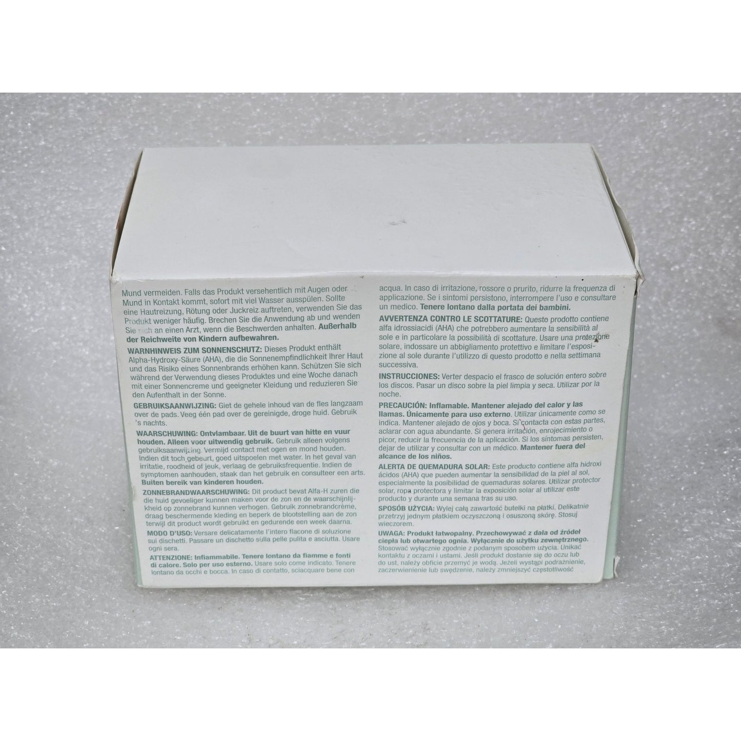 Arbonne Intelligence Genius Nightly Resurfacing Pads & Solution 60 Pads 2 oz
