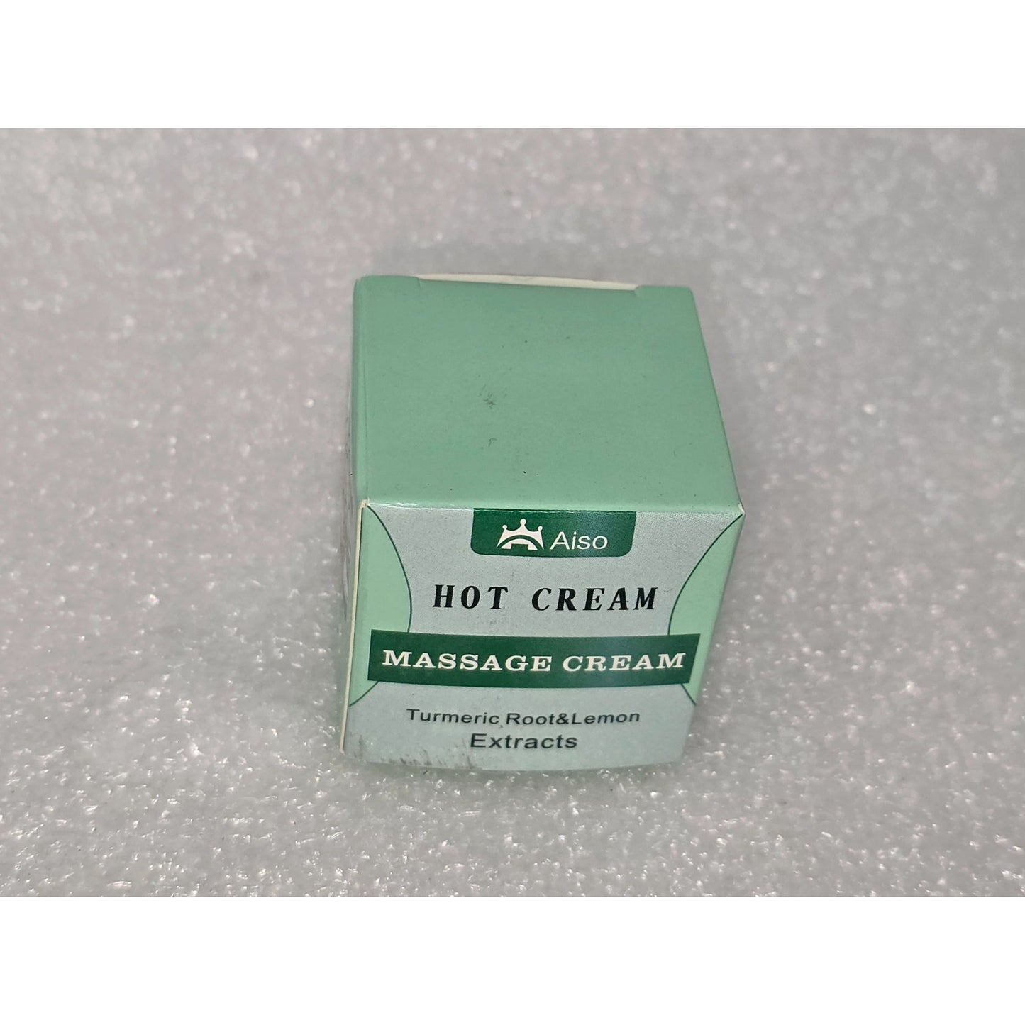 Aiso Hot Cream Massage Cream Turmeric Root & Lemon Extracts 30g