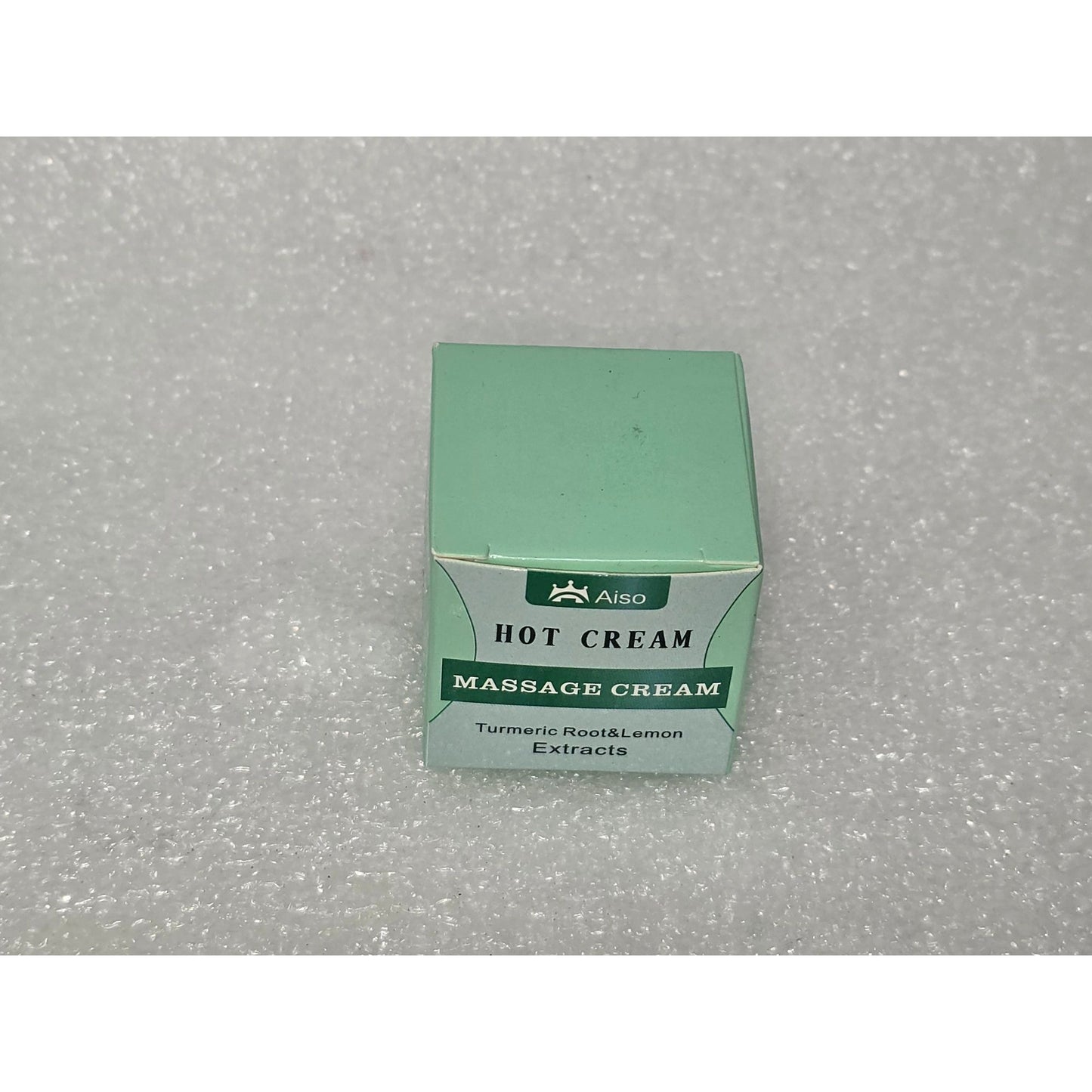 Aiso Hot Cream Massage Cream Turmeric Root & Lemon Extracts 30g