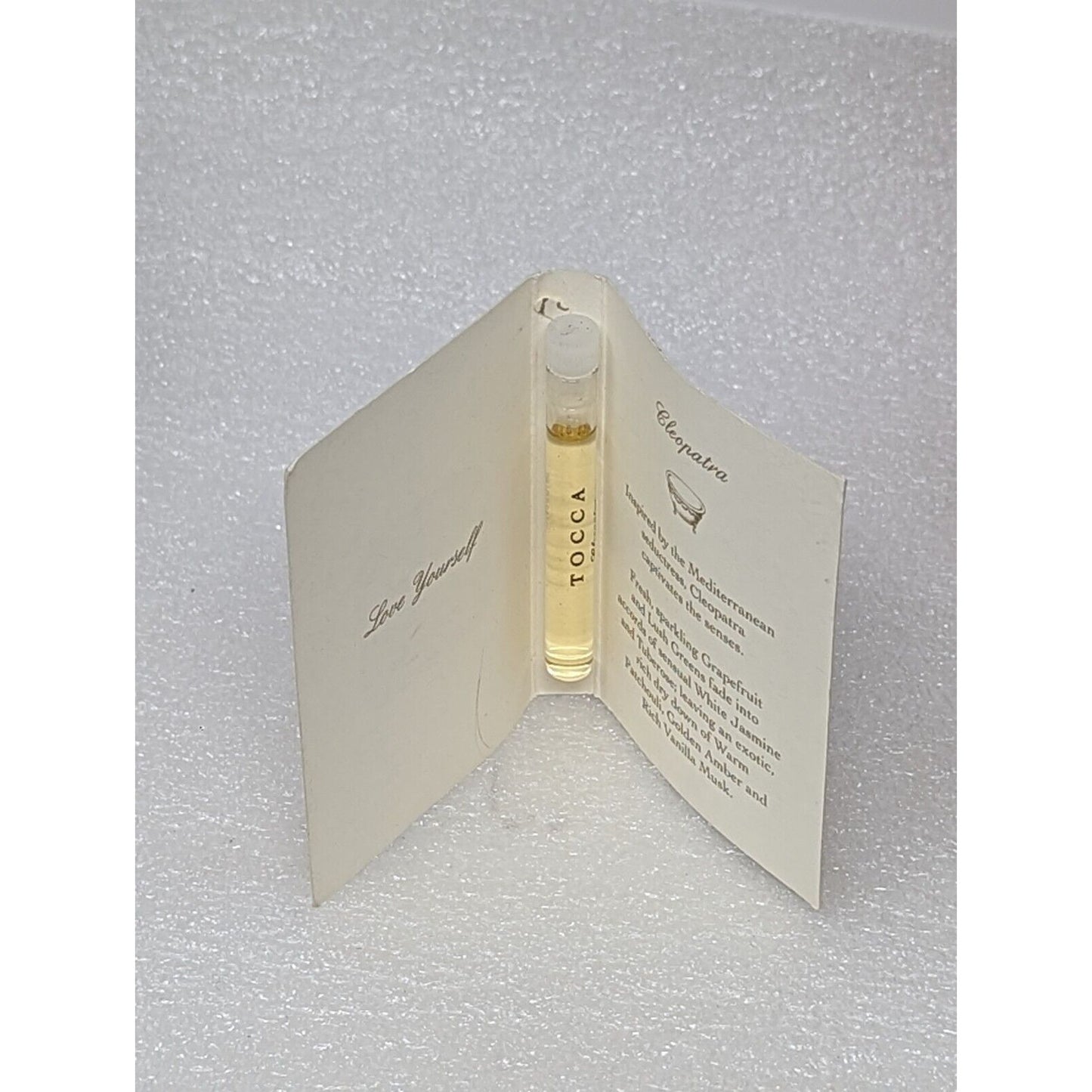 Tocca Eau De Parfum Perfume Sample Spray EDP Cleopatra .05 Oz / 1.5 mL