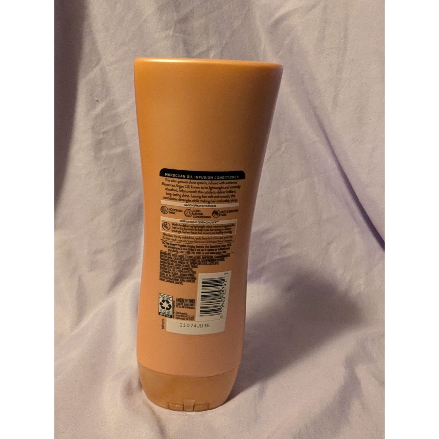 Suave Moroccan Oil Infusion Shine Shampoo & Conditioner Set 12.6 Fl Oz Each