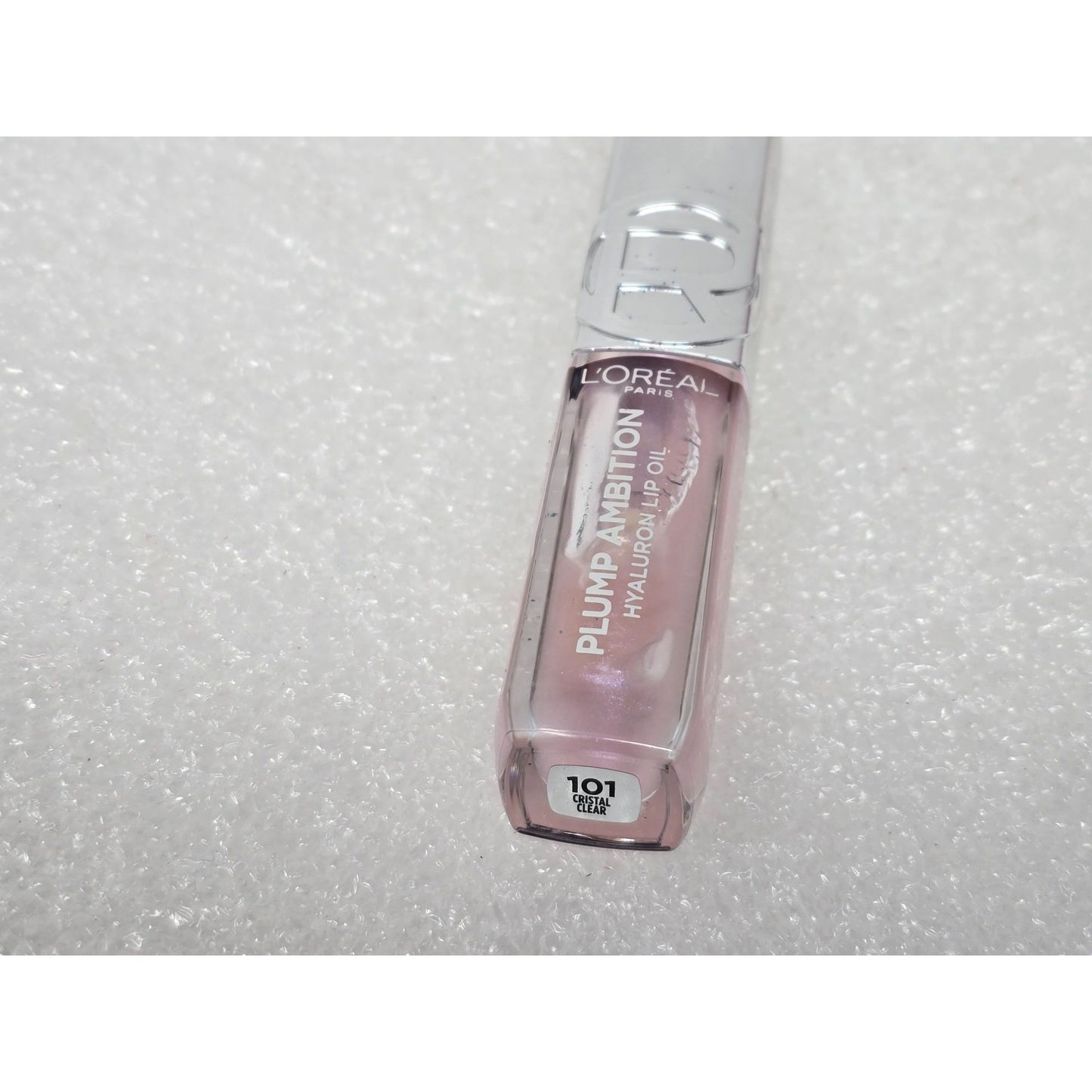 L'Oreal Paris Plump Ambition Hyaluron Lip Oil 101 Cristal Clear 0.16 Fl Oz