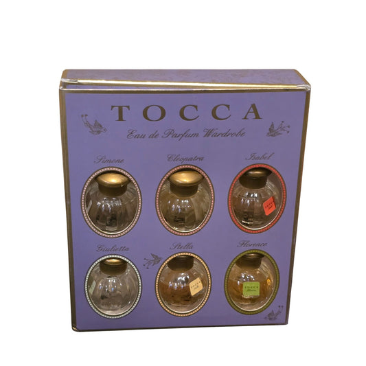 Tocca Eau De Parfum Wardrobe Set of 6 Mini Perfume Simone Giulietta Stella